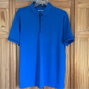 G-MAC by Kartel Men’s Rich Blue Performance Golf Shirt Sz L